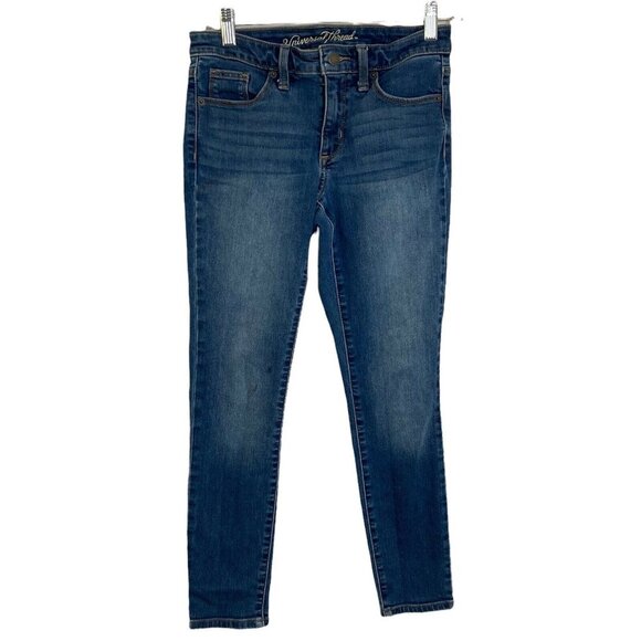 Universal Thread Jeans Medium Wash Midrise Skinny Size 2/26S Stretch - Picture 8 of 8